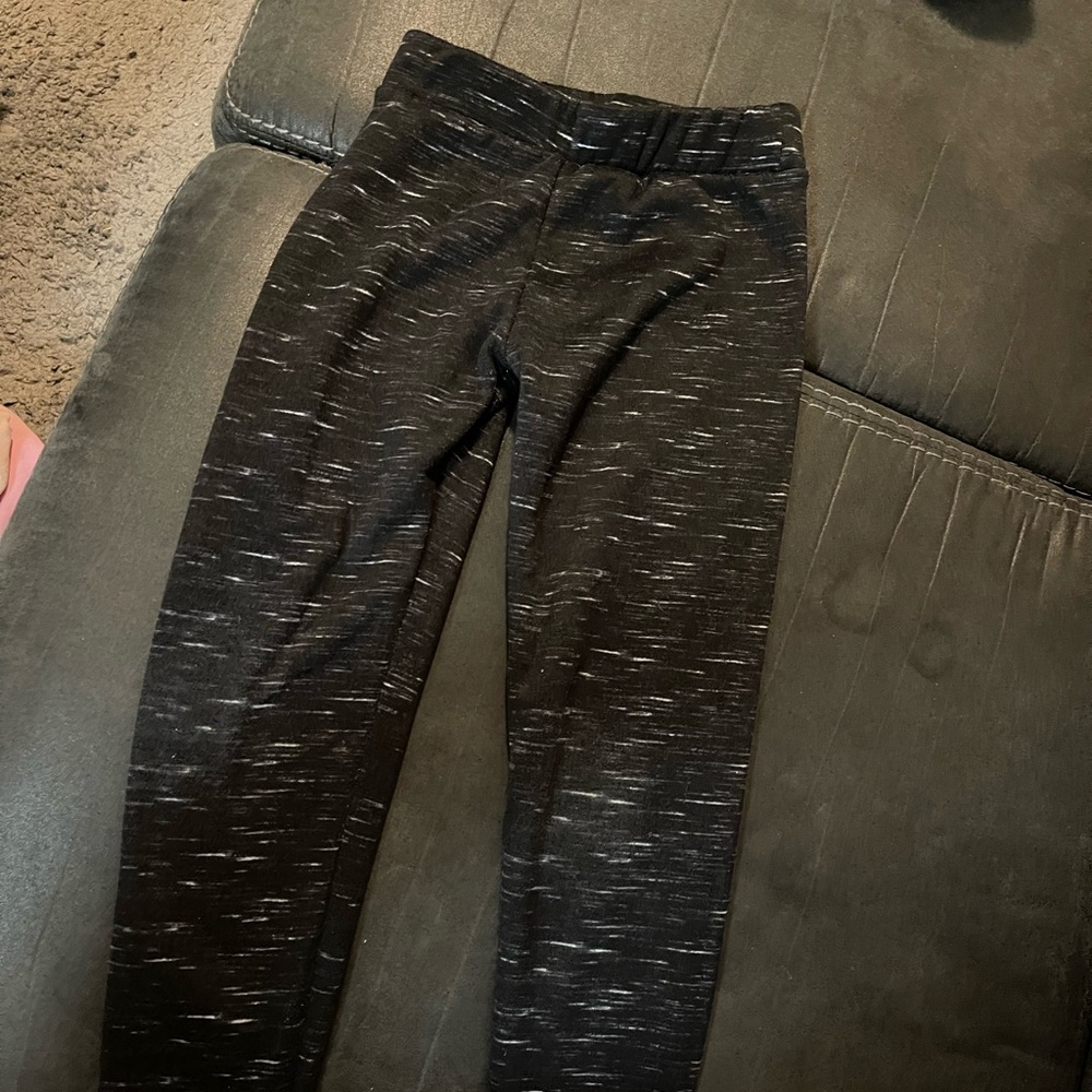 Black Girls Leggings Size 7/8